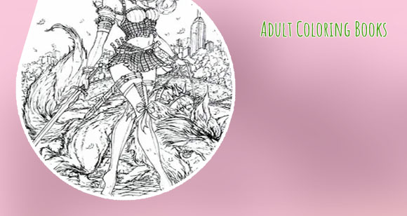 Adult coloring games