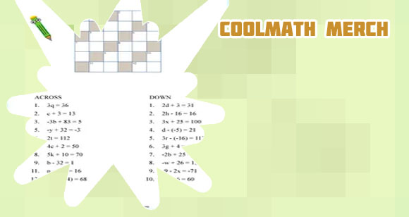 Cool math games crossword